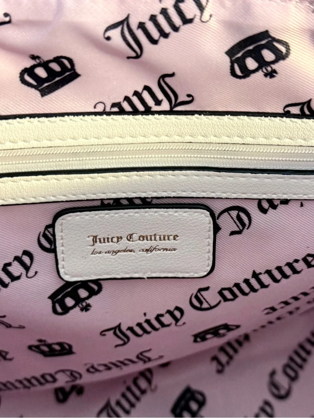 NWT Juicy Couture Sweet N Juicy Apple Tote Liquorice Velour Satchel Coin Purse